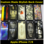 Custom Made Brand New Stylish Soft TPU Hard Back Case For iPhone 7/8 Shell (1-10) Slim Fit Look